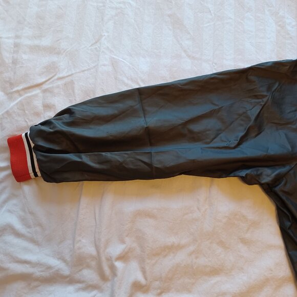 Vintage 1980s Merit Sportswear Jeddore Dolphins Swim Team Light Bomber Jacket - Picture 9 of 16